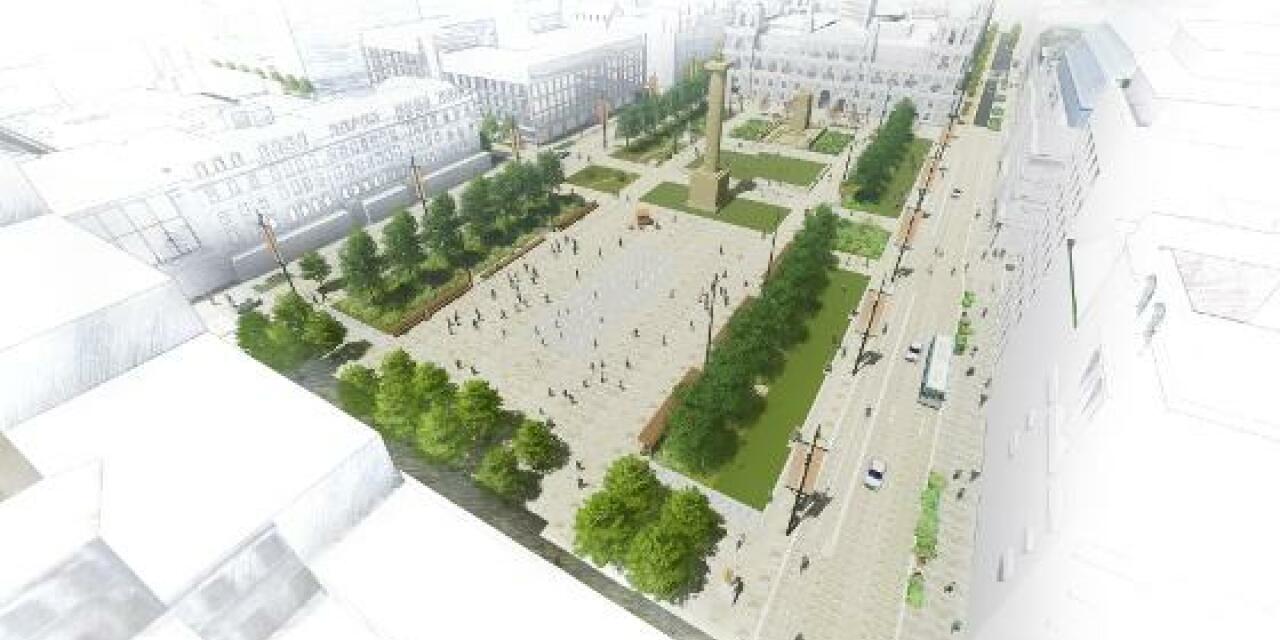 Proposed design for a revamped George Square