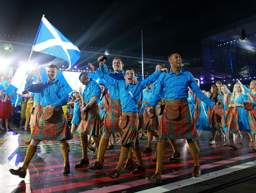 Sports flooring supplied by Sprung for the 2014 Commonwealth Games in Glasgow